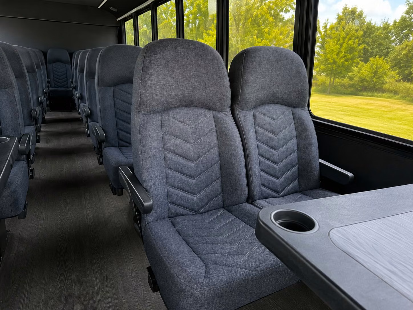 18 passenger minibus inside