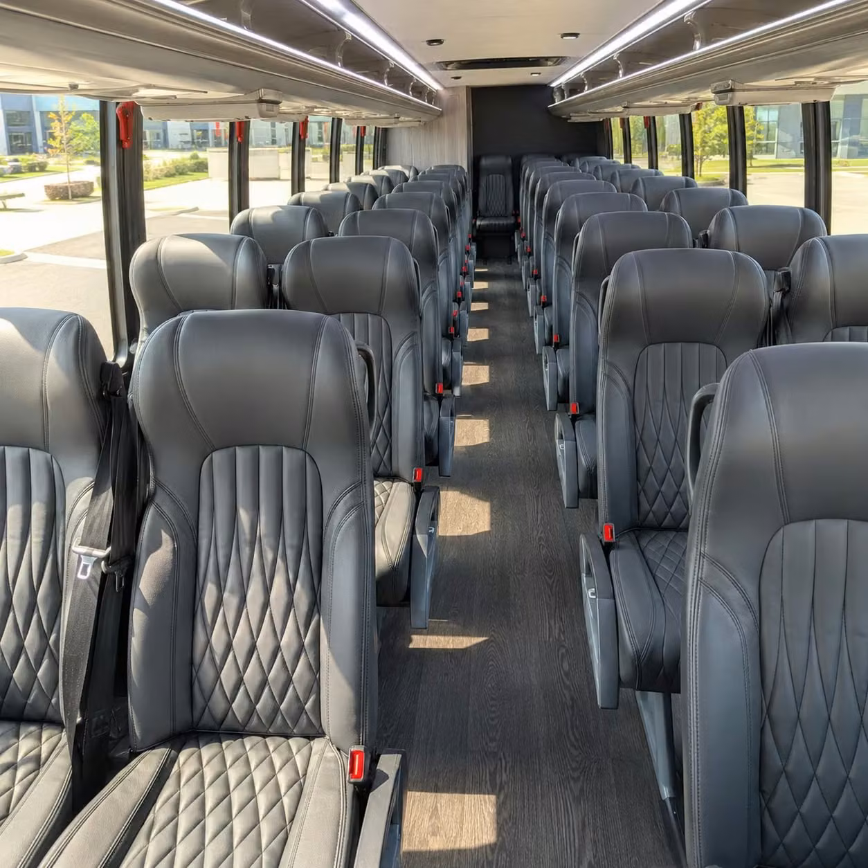 28 passenger minibus interior
