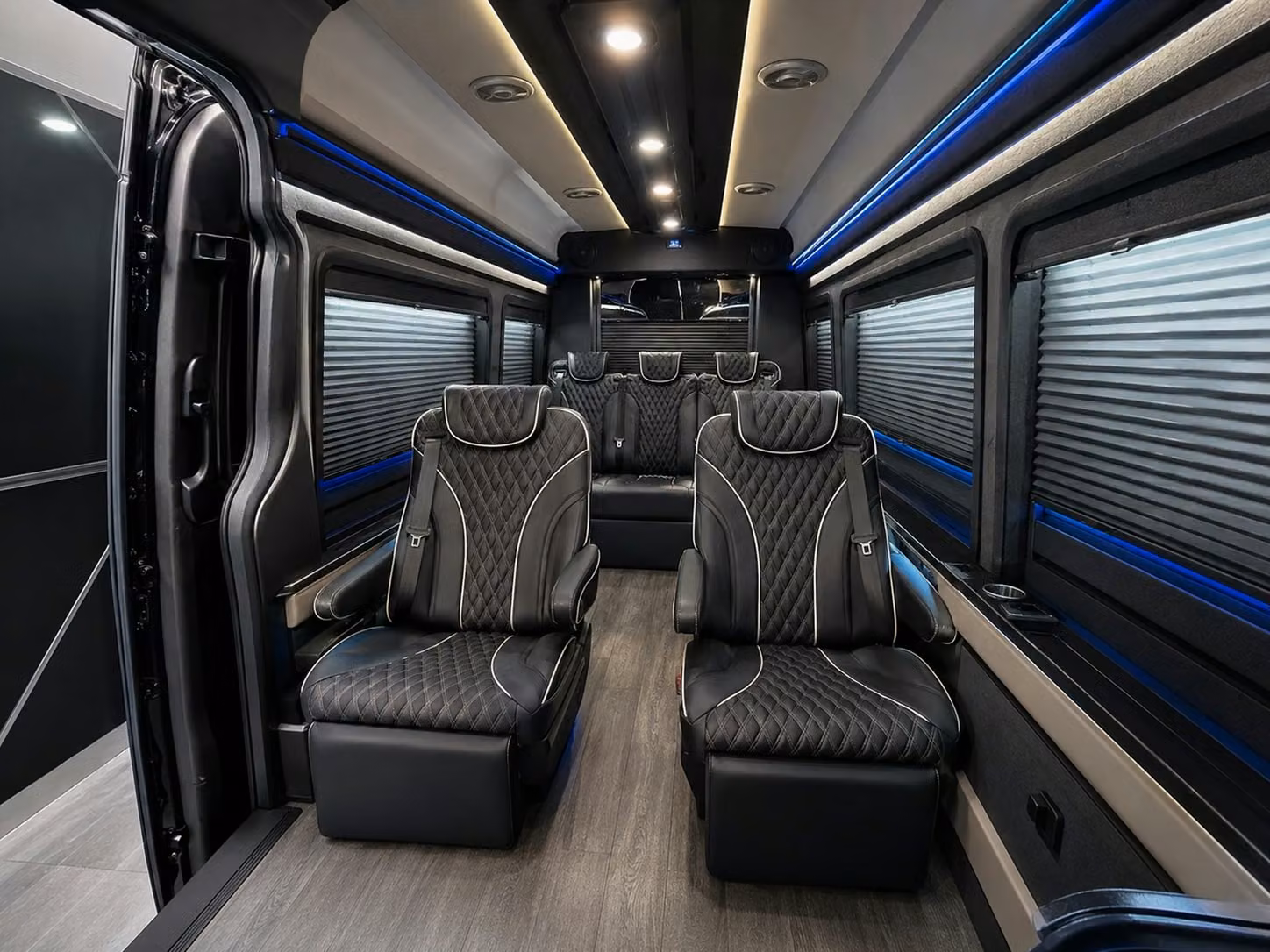 sprinter van with driver interior
